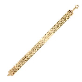 Polished Gold Bismark Bracelet - Image 4