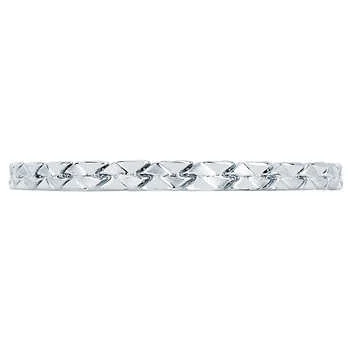 Polished Satin Finish White Gold Bracelet - Image 3