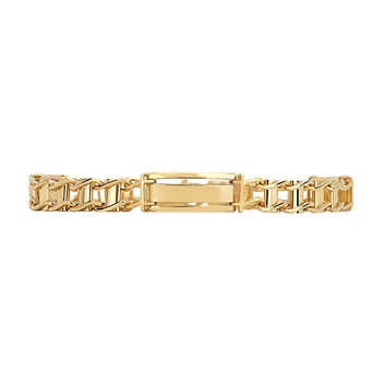 Men's Polished Gold Bracelet - Image 3