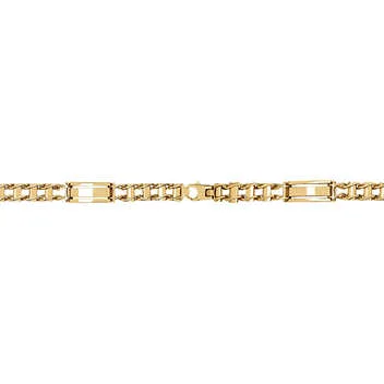 Men's Polished Gold Bracelet - Image 4