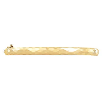 Diamont Pattern Gold Bangle - Image 3