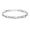 Curb Link White Gold Bracelet - Image 2