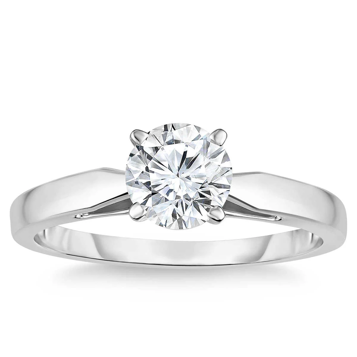 Presented 1 Carat Round Brilliant Diamond Solitaire Ring - Image 4
